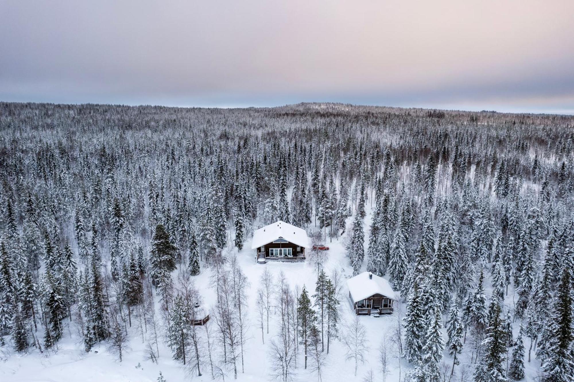 Napapiirin Jaervilomat Hotell Luukonniemi Exteriör bild