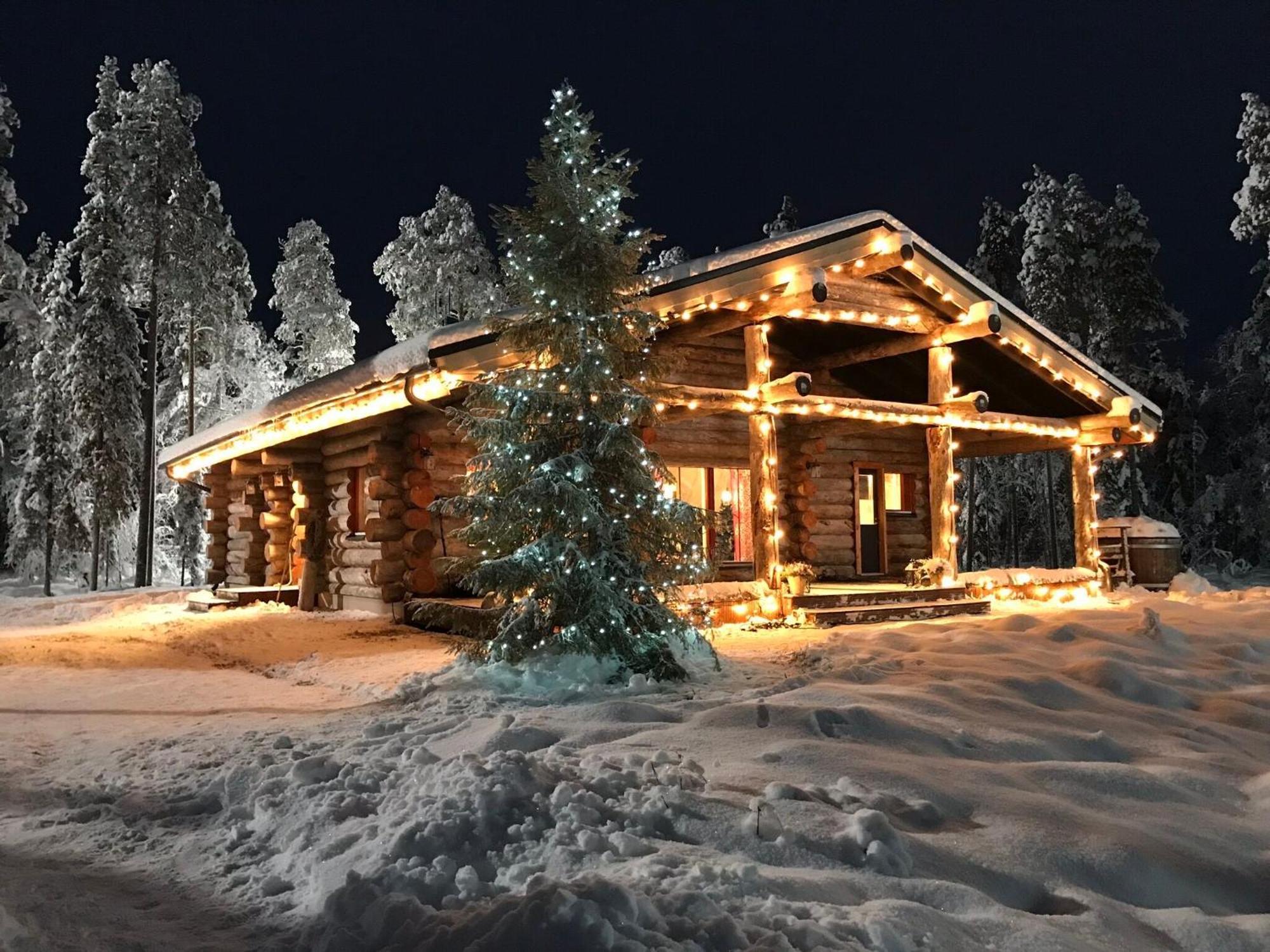Napapiirin Jaervilomat Hotell Luukonniemi Exteriör bild
