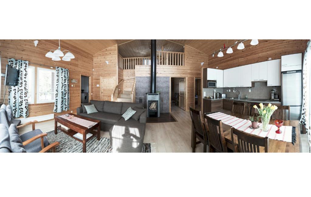 Napapiirin Jaervilomat Hotell Luukonniemi Rum bild